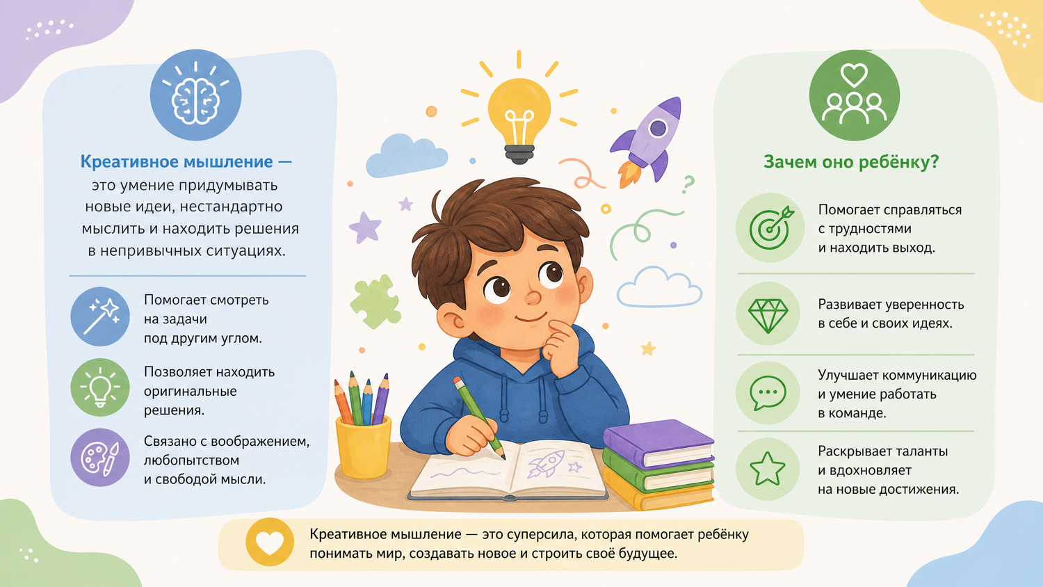 Развитие креативности