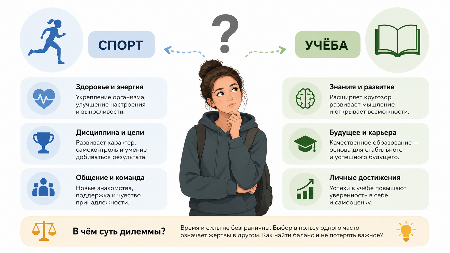 Спорт или школа