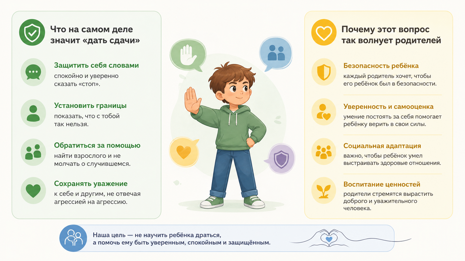 Нужно ли учить давать сдачи