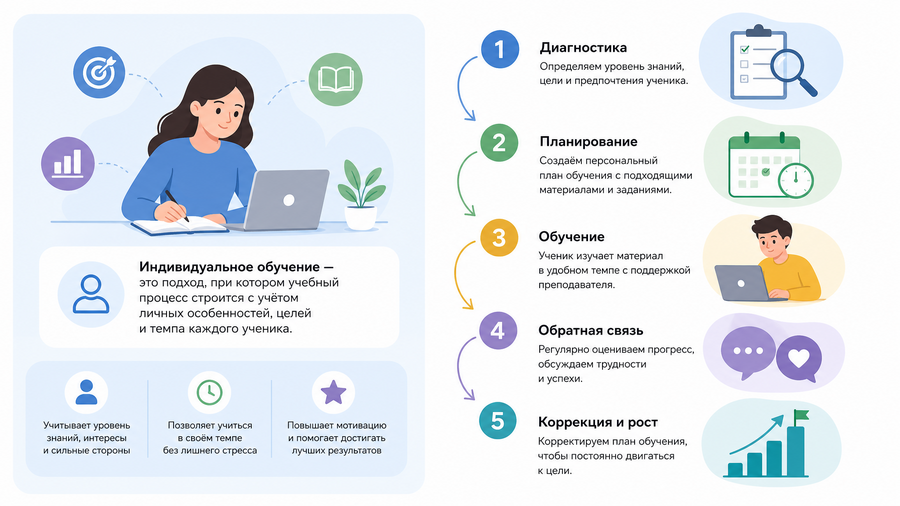 Что такое индивидуальное обучение и как оно работает