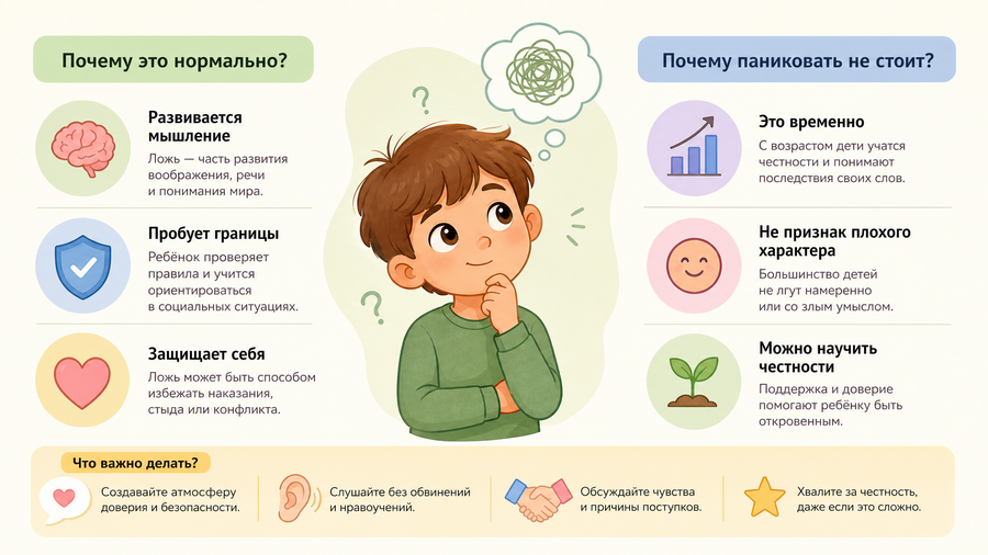 Почему детская ложь — это нормально и почему паниковать не стоит