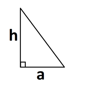 площадь треугольника при прямом угле
