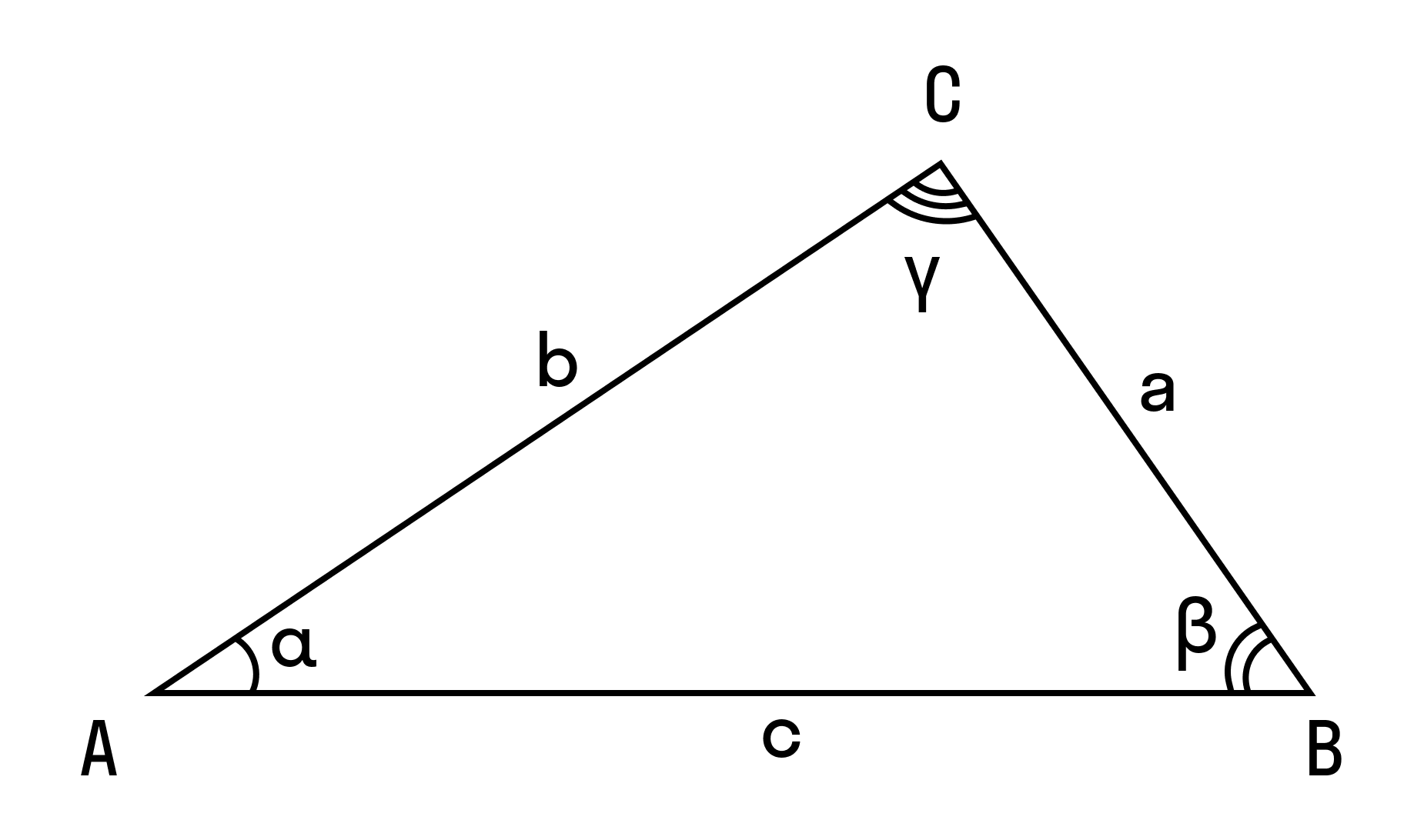 Теорема косинусов и синусов треугольника. Формулы и примеры