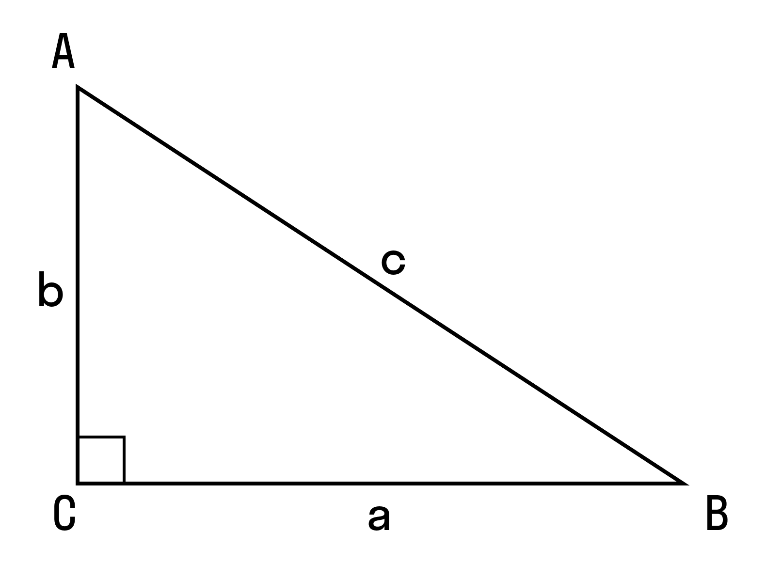 с помощью теоремы косинусов можно определить тупой угол или острый.