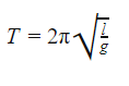 формула периода колебаний