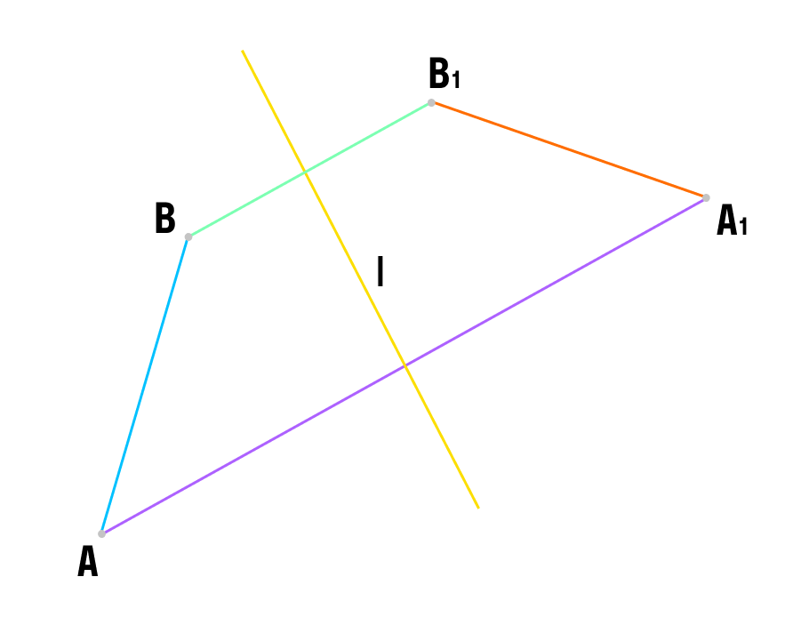 Как построить треугольник абс