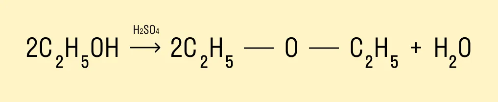 Дегидратация спиртов с образованием простого эфира