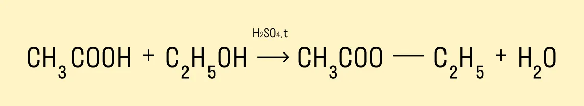 Реакция этерификации