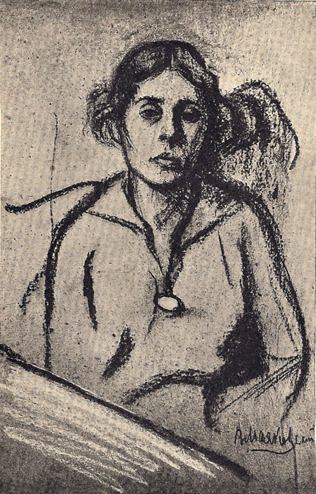 Лиля Брик, рисунок В. В. Маяковского