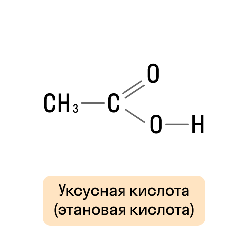 Пример карбоновой кислоты