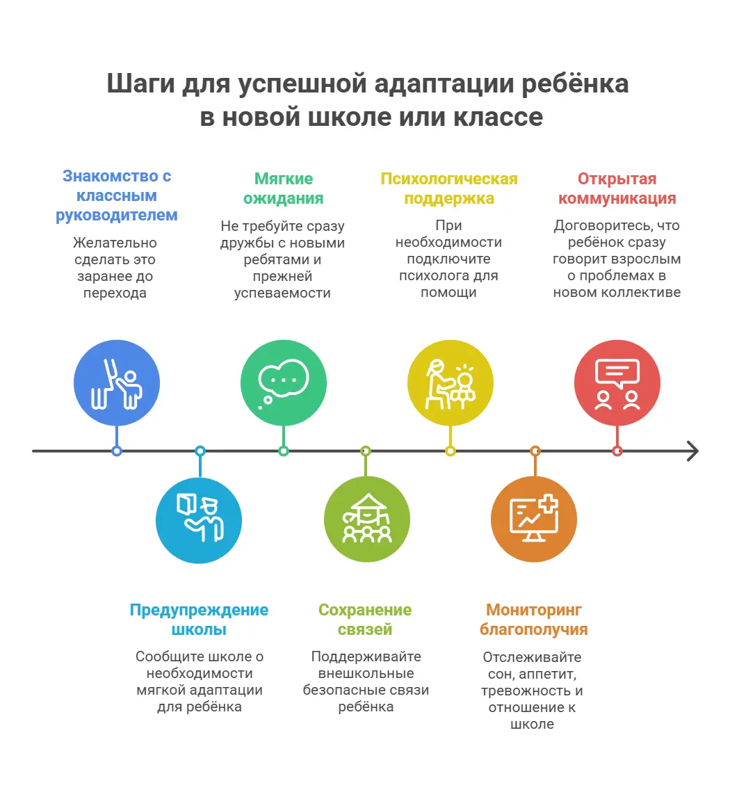 Адаптация в новой школе