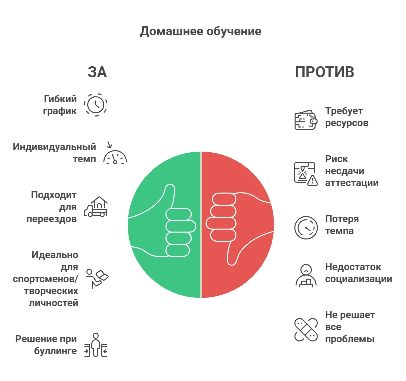 Кратко о домашнем обучении