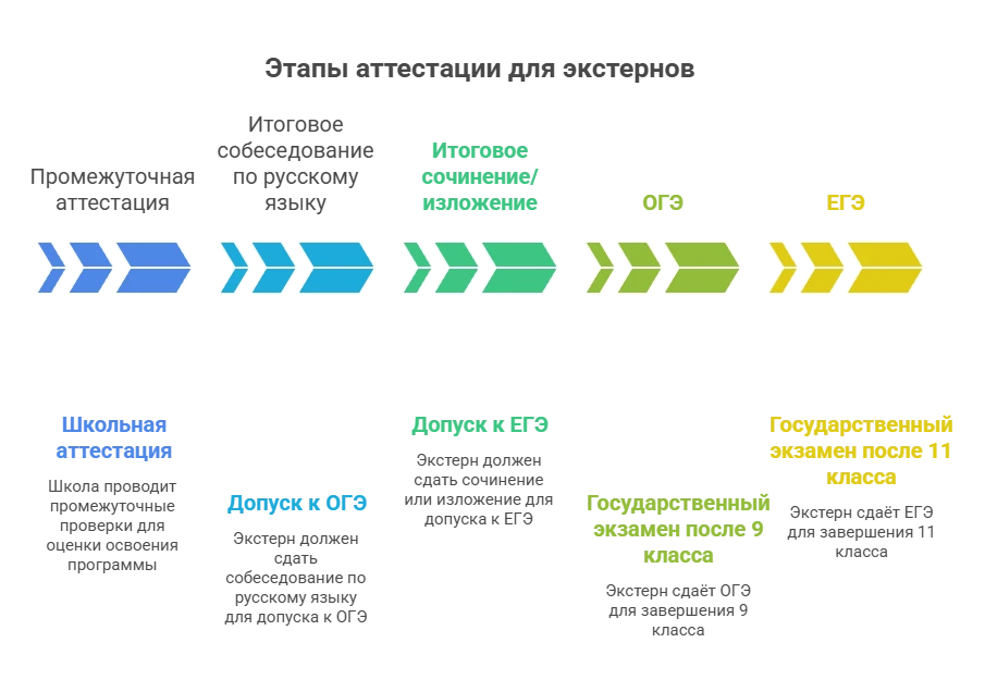 Виды аттестации на семейном обучении